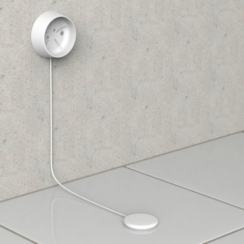 Monteringsbase for trådløs seriekoblet vannlekkasjevarsler – Cavius - Trygg365