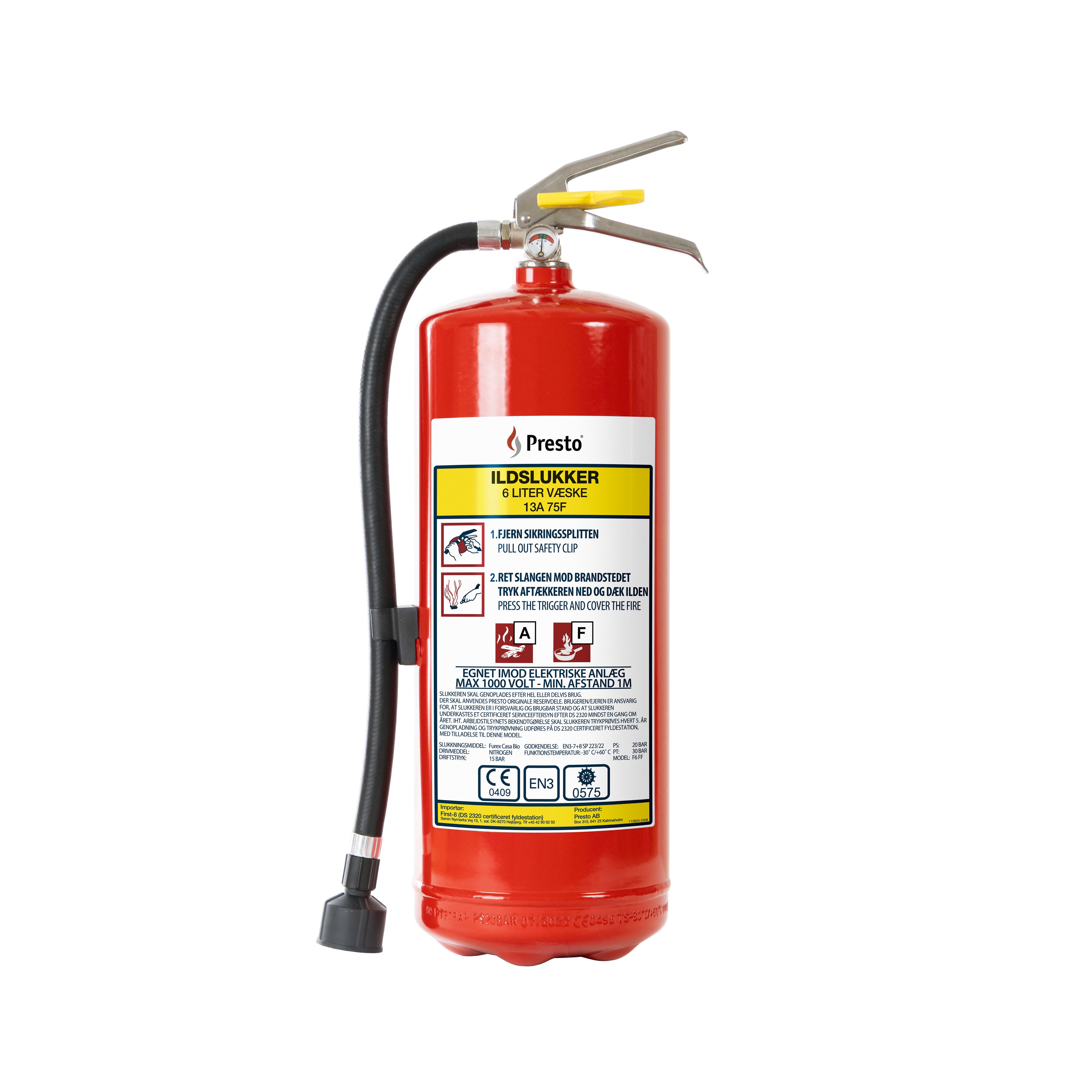 Fettbrannslukker| Frityrbrannslukker - Trygg365