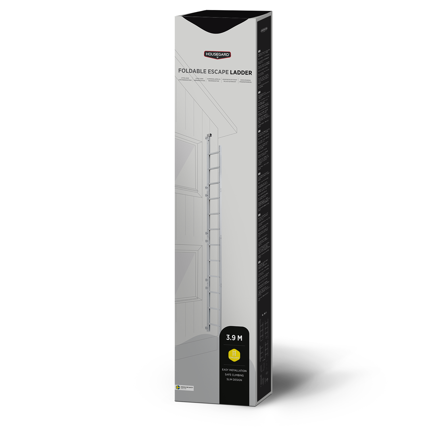 Housegard utfellbar rømningsstige (brannstige)