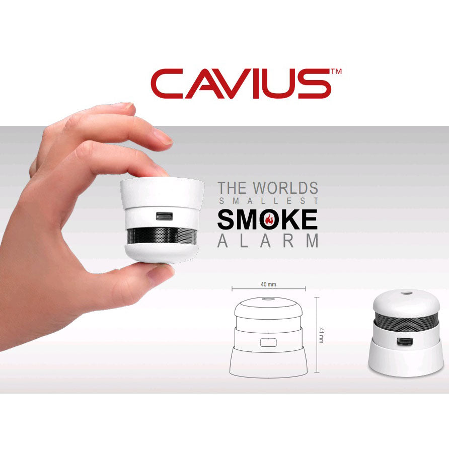 Cavius – Røykvarsler, optisk – 10 års batteri, frittstående - Trygg365