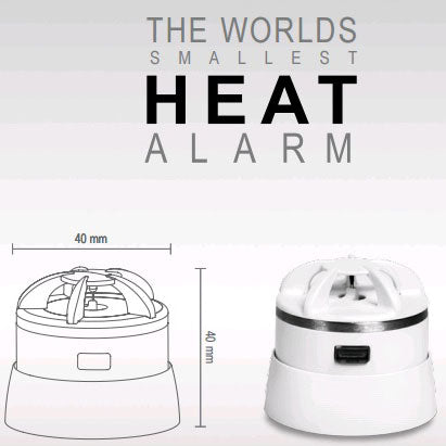 Cavius – Varmevarsler - 10 års batteri - Frittstående - Trygg365