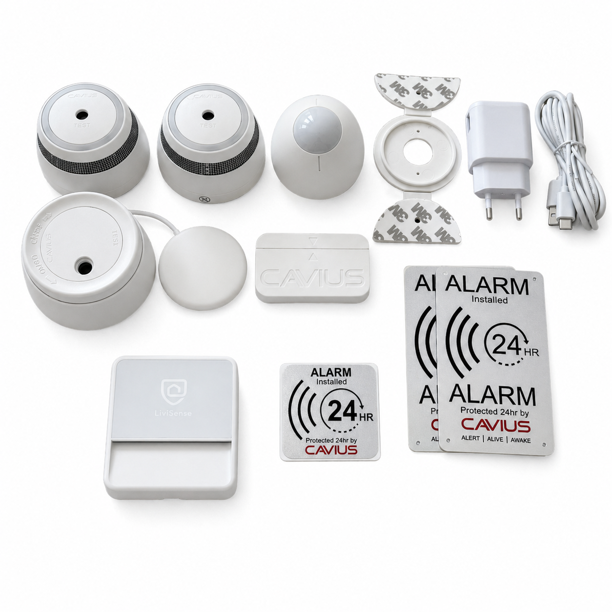 Cavius alarmpakke, liten bolig