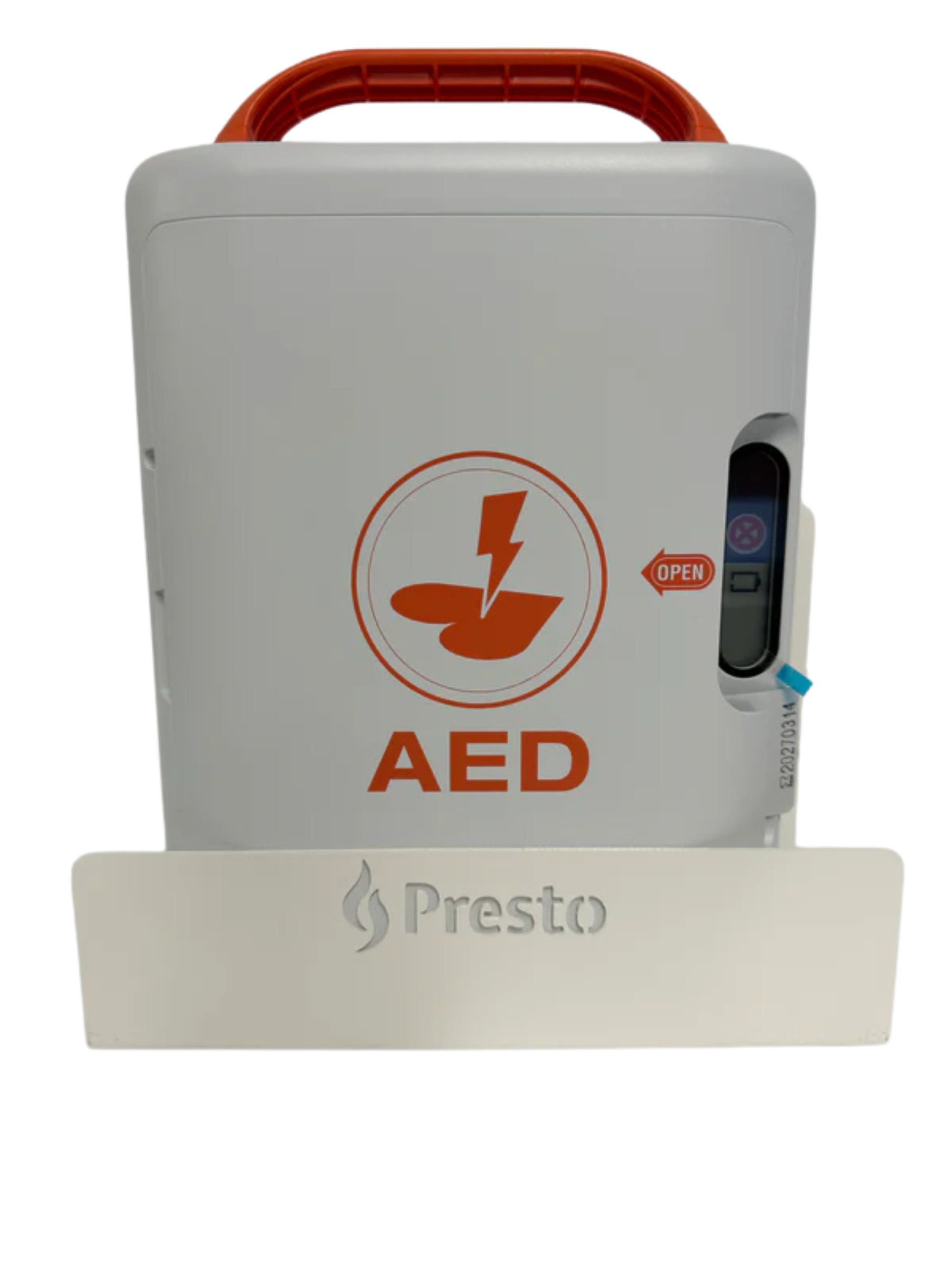 Veggoppheng for hjertestarter