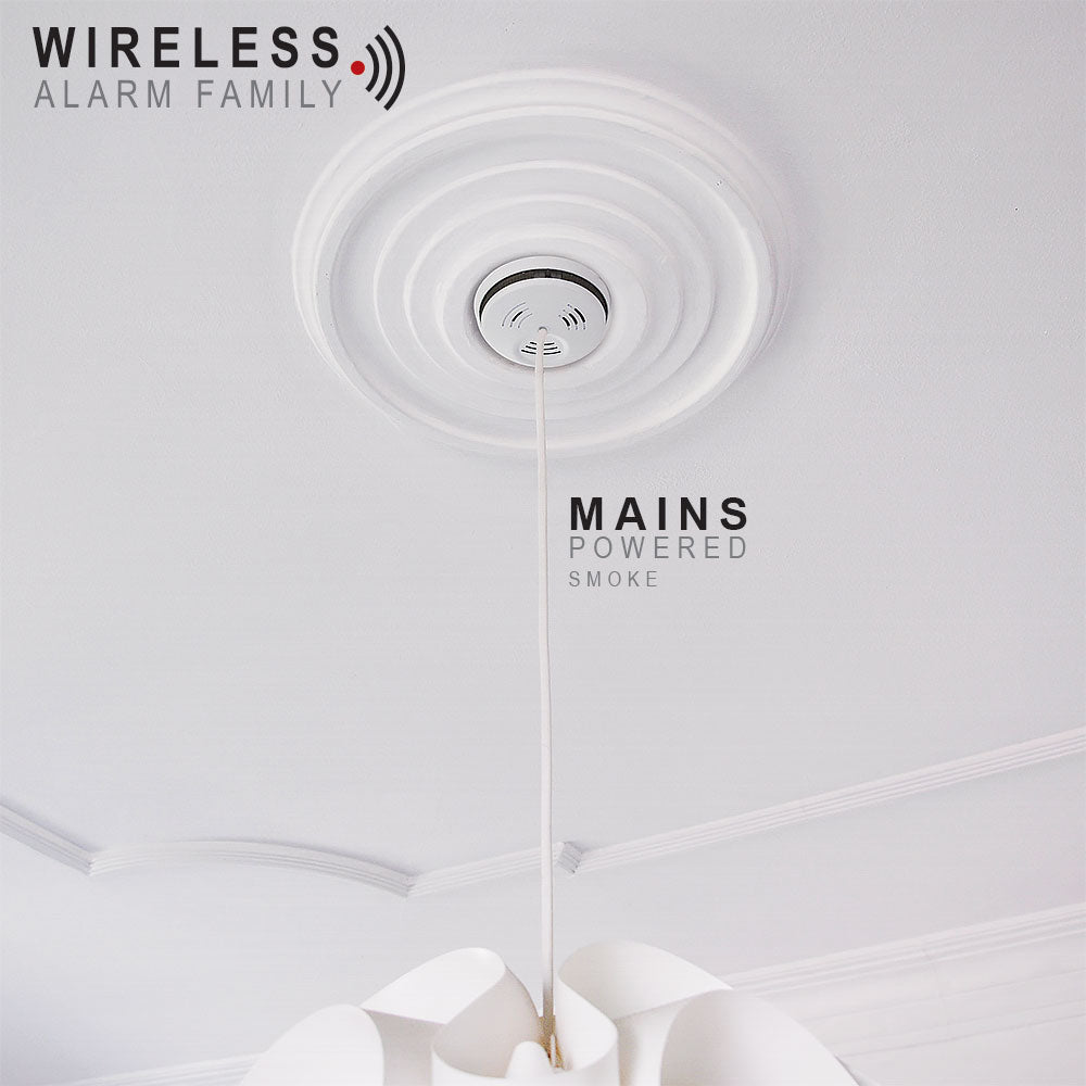 Cavius – seriekoblet røykvarsler, 230V - Trygg365