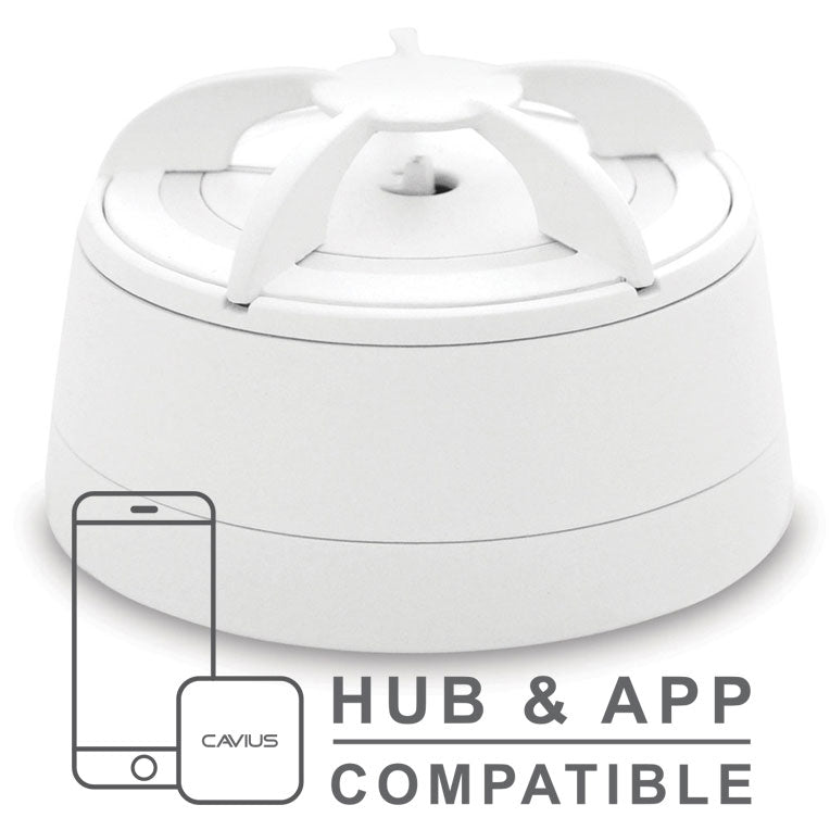 Trådløs seriekoblet varmevarsler – Cavius - Trygg365