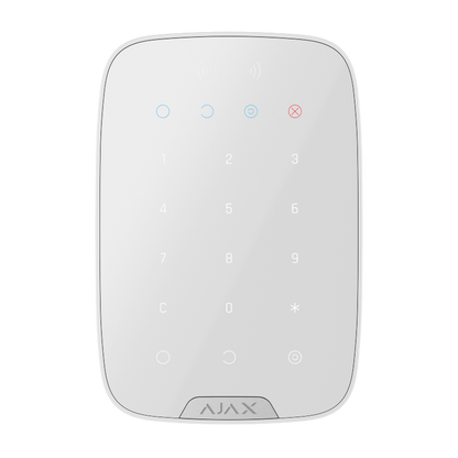 Ajax KeyPad Plus Jeweller – Trådløst betjeningspanel med berøringsknapper