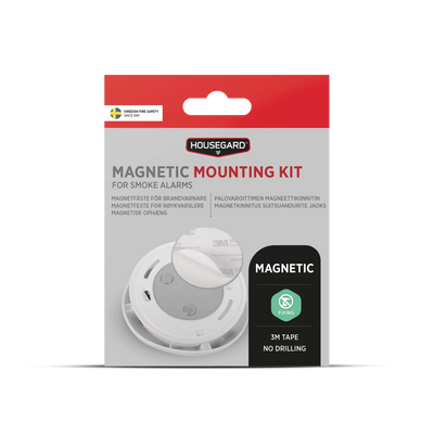 Housegard magnetfeste for røykvarsler