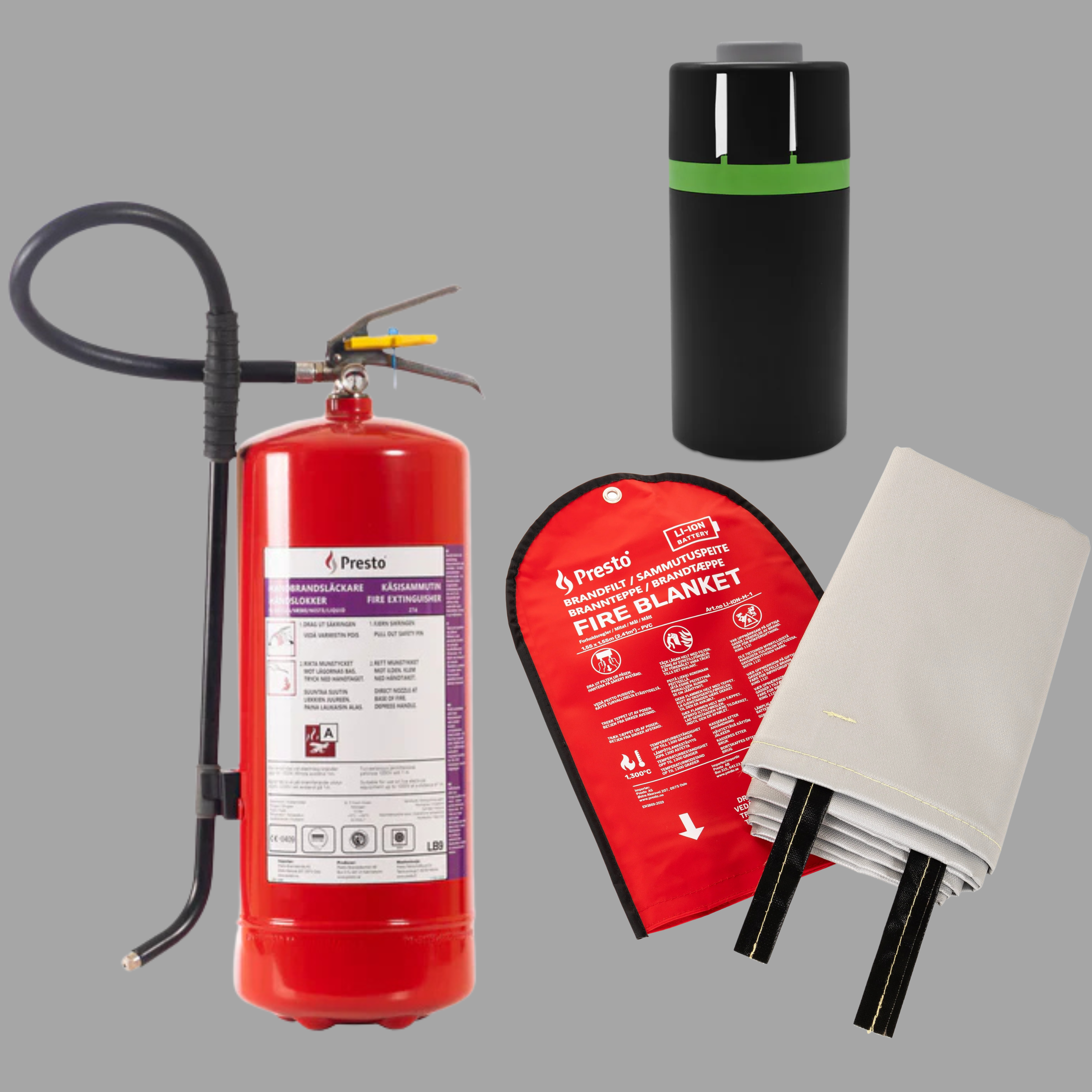 Brannpakken - Batteri branner