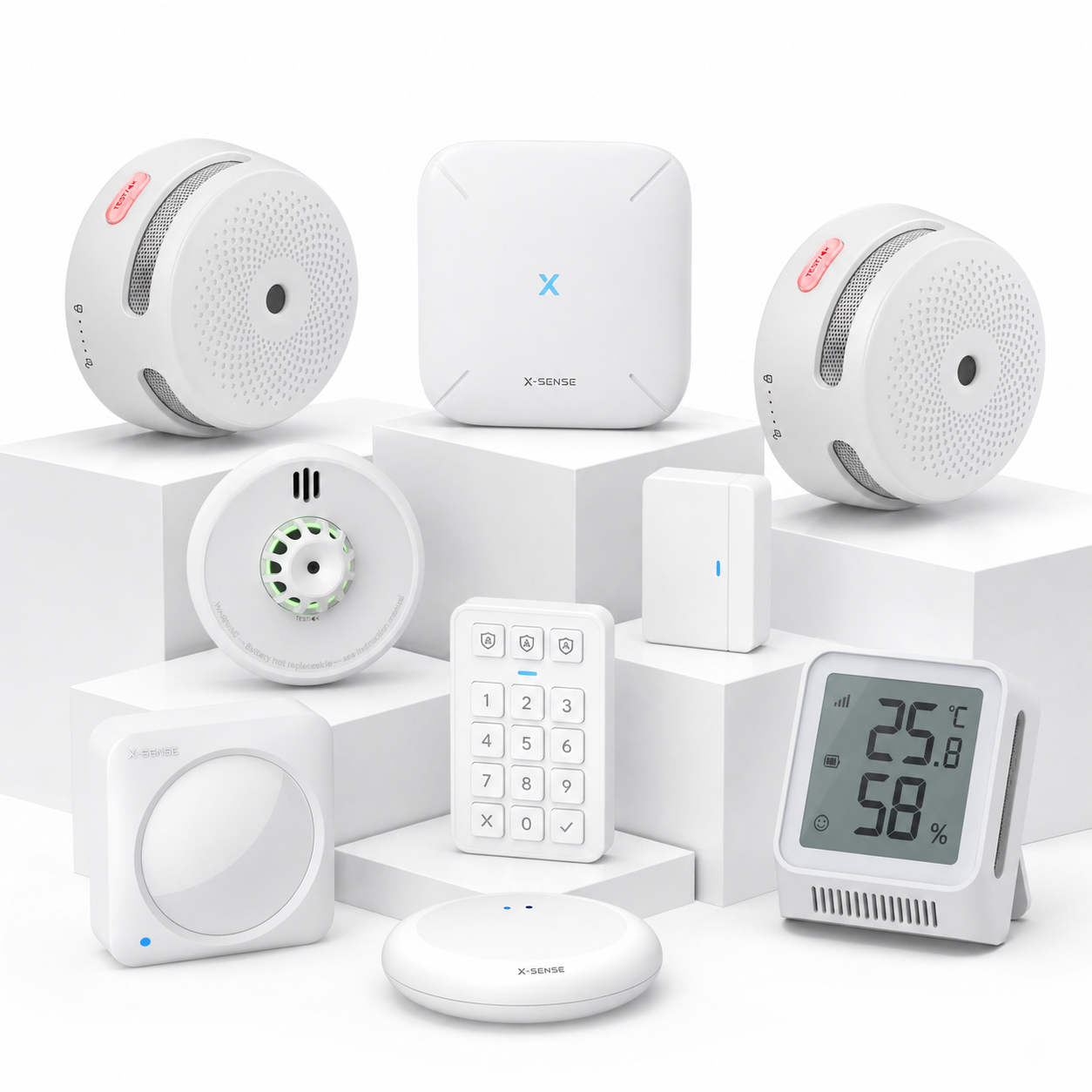 X-Sense alarmpakke, liten bolig