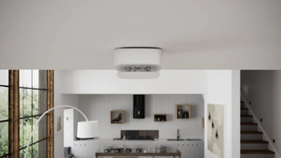 Ajax røyk- og varmedetektor (7 års batteri)