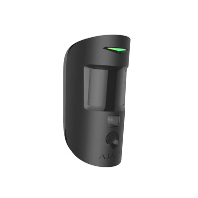 Sort bevegelsesdetektor med kamera for innendørs overvåking og alarmsystemer