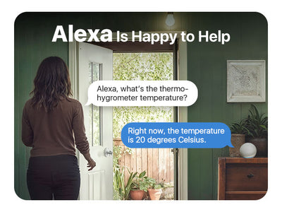 X-Sense Smart temperatursensor og fuktighetsmåler med LCD-display