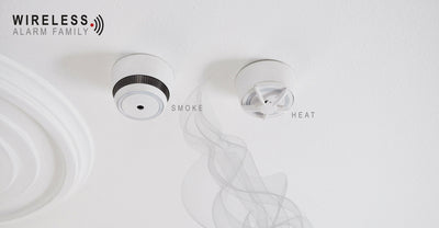 Trådløs seriekoblet varmevarsler – Cavius - Trygg365